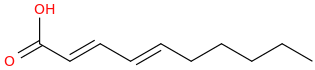2,4 decadienoic acid